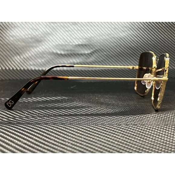 Dolce & Gabbana Gold Square 57mm Sunglasses